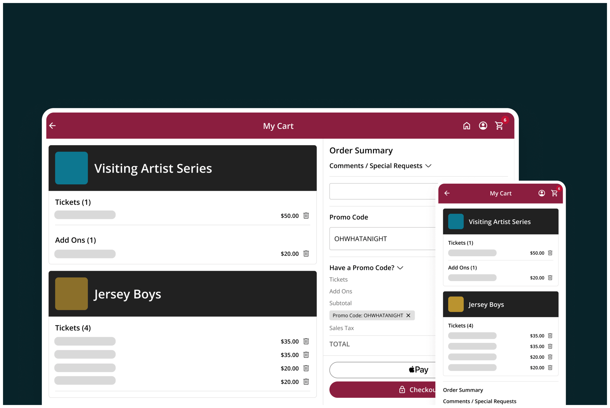 Multi-cart Checkout Flow Multi-cart Checkout Flow